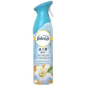 lot 2540 image: (2) Febreze Air Freshener Spray  Odor-Fighting Room Spray  Refresh & Energize  Not Full
