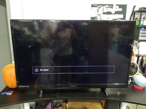 lot 2563 image: Magnavox 50MV336XF7 50 inch LED Television No Remote Not A Smart TV