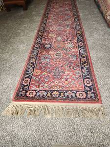 lot 116 image: Vintage Karastan Ispahan Wool Rug Runner
