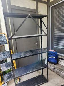 lot 140 image: Heavy-Duty 5-Tier Nut-and-Bolt Adjustable Steel Shelving Unit