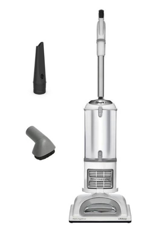lot 10689 image: Shark Navigator Lift Away Professional Upright Carpet Cleaner, clogged  - Retail $300