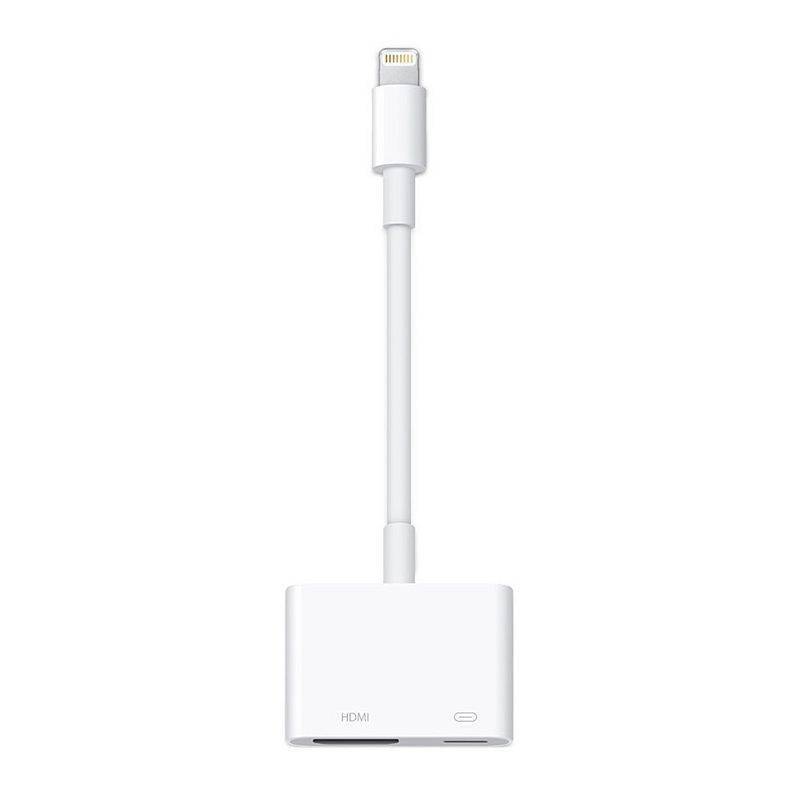 lot 19671 image: Apple - Lightning Digital AV Adapter - White - Retail $70