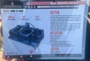 lot 713 image: Grapple bucket mini