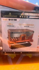 lot 756 image: LandHonor SD-22-72W 65 in Till Seed Drill CAT 1 2 Skid Steer
