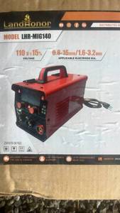 lot 759 image: LandHonor LHR-MIG140 3-in-1 Welding Machine 110V