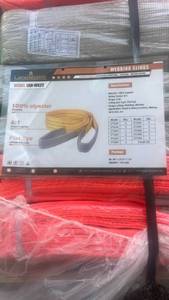 lot 763 image: LandHonor LHR-WS22 Webbing Slings 100% Polyester 61 Safety Factor Flat Eye 22 Pack