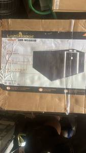 lot 774 image: LandHonor 8ft x 10ft Galvanized Apex Roof Metal Shed LHR-MS0810