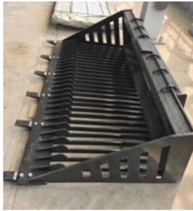 lot 522 image: Captok CK-RB66 66 Inch Rock Bucket Skid Steer Attachment