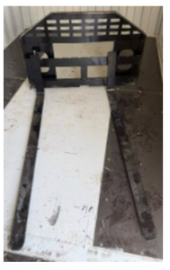 lot 532 image: Captok Skid Steer Forks Heavy-Duty Attachment CK-DHC 60 in