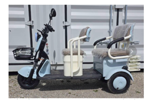 lot 458 image: SDLanch Blue Mini Golf CartTrike Electric Vehicle MGC40 600W