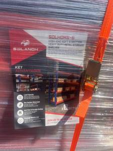 lot 358 image: HDMS6 Heavy-Duty 6-Section Metal Industrial Storage Unit 40 ft