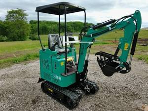lot 315 image: H13R Mini Excavator with Canopy and Articulating Arm