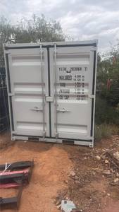 lot 404 image: IRC12 12-Foot Shipping Container Portable Storage Workspace