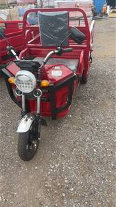 lot 419 image: Electric Tricycle Cargo Trike with dump POWER STAYS ON