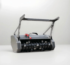 lot 378 image: Mini Skid Steer Drum Forestry Mulcher Attachment