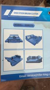 lot 380 image: Skid steer brush cutter