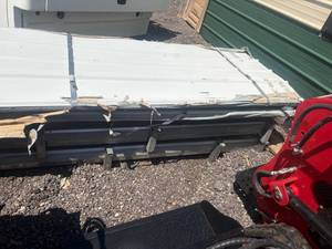 lot 611 image: Corrugated Metal Roofing & Siding Panels Bundle White 50pcs
