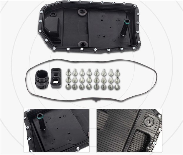 lot 391697 image: 6HP19 Transmission Oil Pan w Filter  Gasket  Screw  Sealing Sleeve for BMW