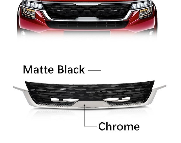 lot 391716 image: Front Grille For 2021 2022 2023 Kia Seltos EX SX 86350Q5310 KI1200215