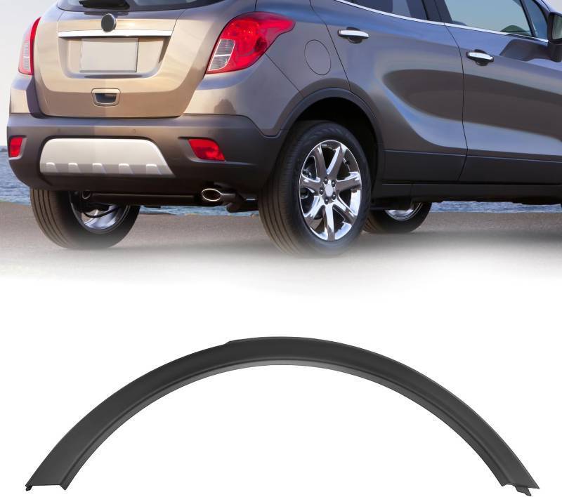 lot 491973 image: KARPAL Rear Wheel Arch Molding Fender Flare Trim Compatible with 2013-2022 Buick Encore, Passenger Side, Replacement 95291864 GM1791121