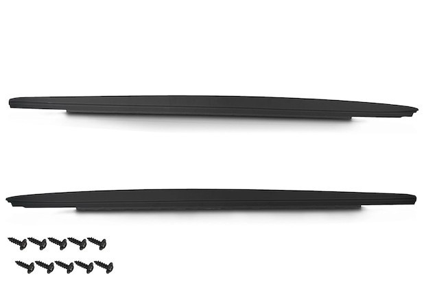 lot 271409 image: Matte Black Side Skirt Extension Lip For 2017-2023 BMW 5 Series G30 G31 M Sport