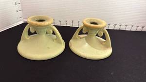 lot 1008 image: Candlestick pottery