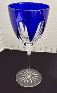 lot 1015 image: Faberge crystal footed wine glass