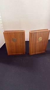 lot 1054 image: John Deere bookends