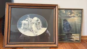 lot 1060 image: Framed Prints Larger 19x23