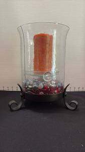 lot 1097 image: Glass Candle Holder