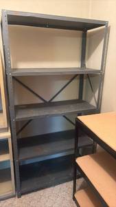 lot 2054 image: Metal Shelves 68x36x15in