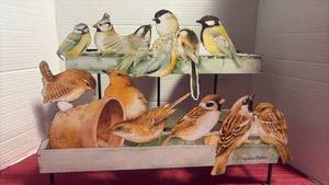 lot 2065 image: Decorative Bird Candle Stand