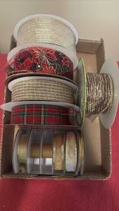 lot 2125 image: Assorted Large Rolls of Ribbon