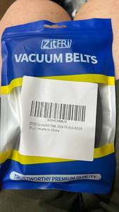 lot 63311 image: ZitFri Vacuum Belts 3-Pack Style 7910 - Retail $6
