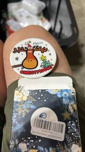 lot 63360 image: Merry Christmoose Ceramic Christmas Ornament - Retail $5