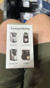 lot 63370 image: Keurig Compatible Reusable Coffee Filter Pod - Retail $8