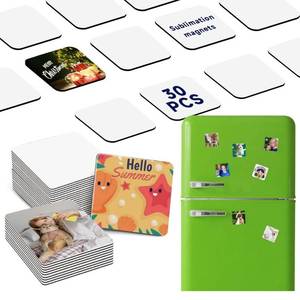 lot 62141 image: Sublimation Magnets Custom Fridge Magnets Personalized Sublimation Blanks Bulk for Home Kitchen Refrigerator Microwave Oven DIY Craft Gifts (30, White, 2.95 x 2.95) - Retail $0