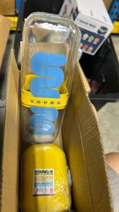 lot 23150 image: Young Brand Clear & Yellow travel toothbrush case - Retail $15