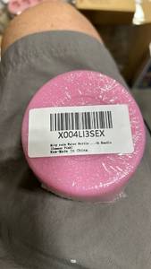 lot 23156 image: Nity Rain Water Bottle with Handle in Summer Pink - Retail $12