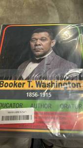 lot 23165 image: Booker T. Washington Collectible Figure - Retail $15