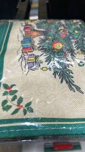 lot 23206 image: Christmas Holiday Printed Fabric 13x48 - Retail $12