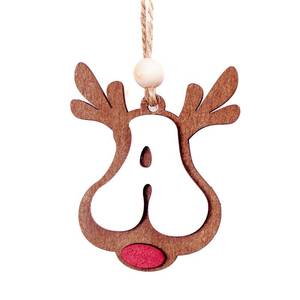 lot 23299 image: 26 Letter Reindeer Ornaments - Christmas Tree Decorations - 4in (A) - Retail $4
