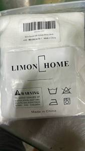 lot 32191 image: Limon Home Pinch Pleated Cafe Curtains White 24x18
