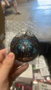 lot 22165 image: Stained Glass Deer Ornament