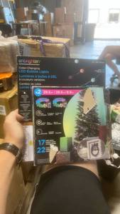 lot 22196 image: Enbrighten Color-Changing LED Bubble Lights Set of 2