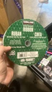 lot 22197 image: Kirkland Signature Wire-Edged Ribbon 50 Yards