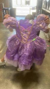lot 22200 image: Girls Rapunzel Princess Dress Costume