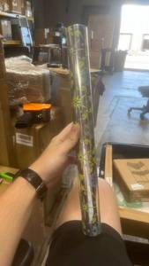 lot 22205 image: Decorative Floral Patterned Wrapping Paper Roll