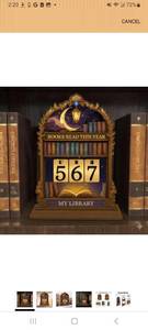 lot 22212 image:  Books Read This Year Counter Book Lovers Gifts for Women Readers, Books I Have Read This Year Sign, Bookworm Gift, Fantasy Reader Gifts, Reading Accessories Tracker Sign, Book Club Gifts Ideas