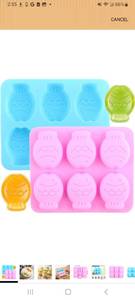 lot 22217 image: 2pcs Fish Shaped Silicone Chocolate Molds Fish Candy Mold For Chocolate Hard Candy